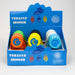 Plastic Grinder with mini leaf shape tray Box of 12 Herb Grinder BANKA