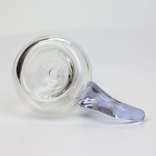 Clear round glass bowl with handle for 14 mm female Joint Bowl · Popper ONE