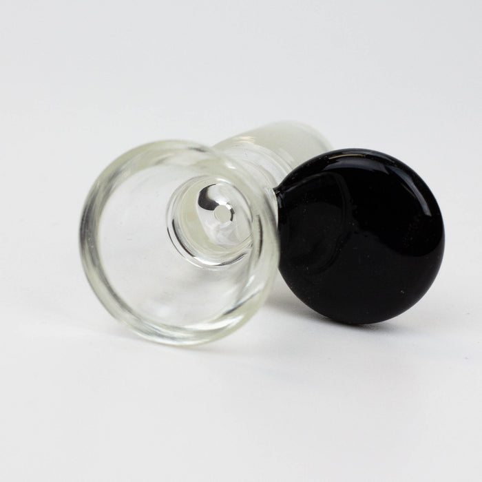 Thick glass bowl with handle for 18 mm female Joint
