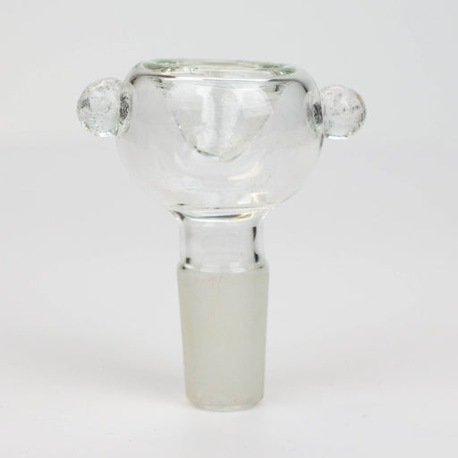 Clear round glass bowl for 14 mm female Joint Bowl · Popper ONE