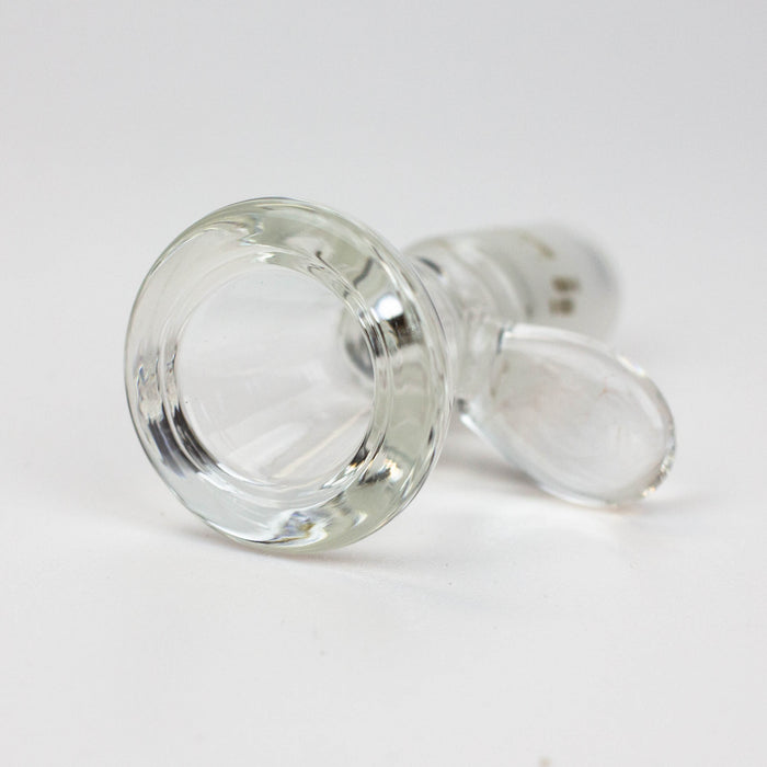 Clear thick glass bowl with handle for 14 mm female Joint Bowl · Popper ONE