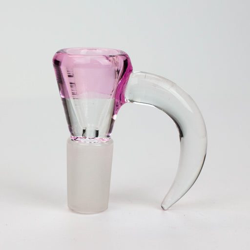 Two tone Color Thick bowl with horn handle Bowl · Popper ONE Pink