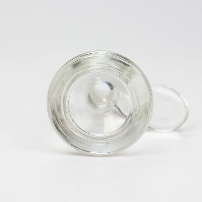 Clear thick glass bowl with handle for 14 mm female Joint Bowl · Popper ONE