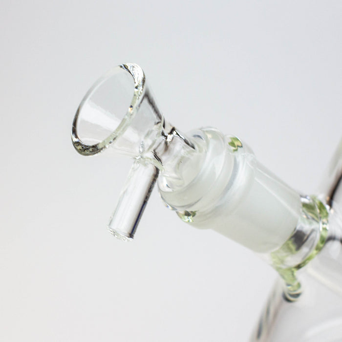 10" SPARK beaker thick glass bent neck water bong Glass Bong ONE