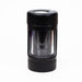 4-in-1 LED Magnify Jar with a grinder and one hitter Jar Purple Haze Smoke Inc Black