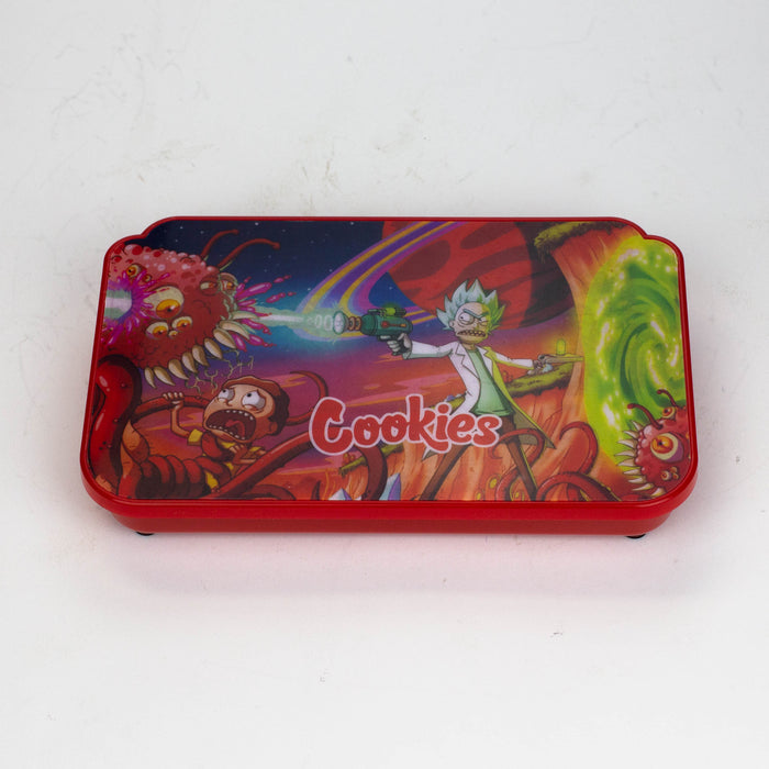 The Cartoon Rechargeable LED Rolling Tray with lid Tray BANKA Cartoon F