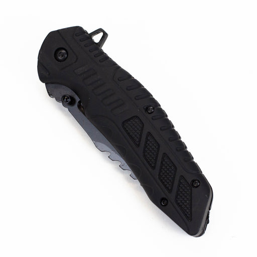 ALPHASTEEL Hunting Knife - Black Rider Folding Knives JJ Distribution