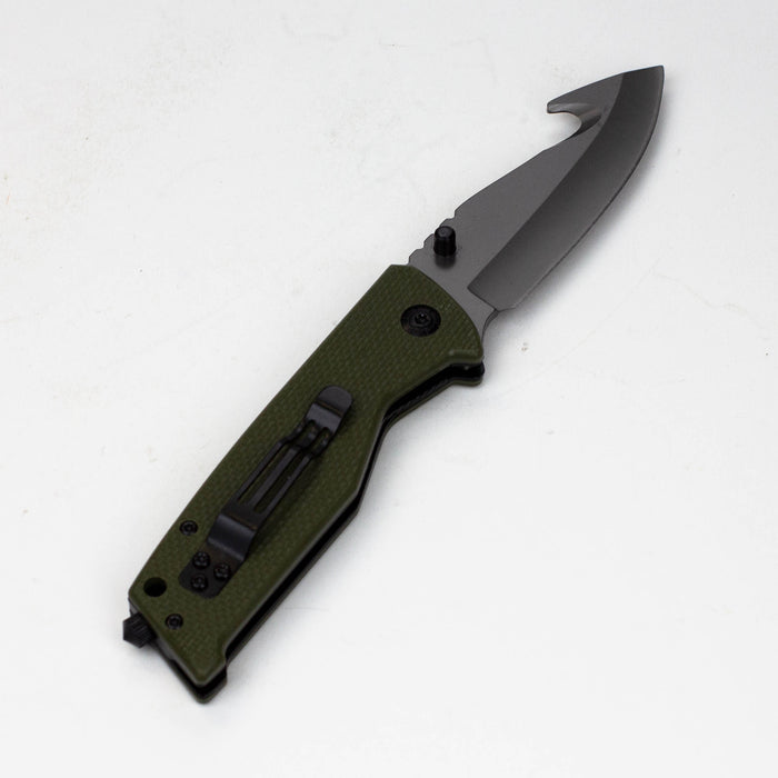 ALPHASTEEL Hunting Knife - Military Fold Folding Knife JJ Distribution