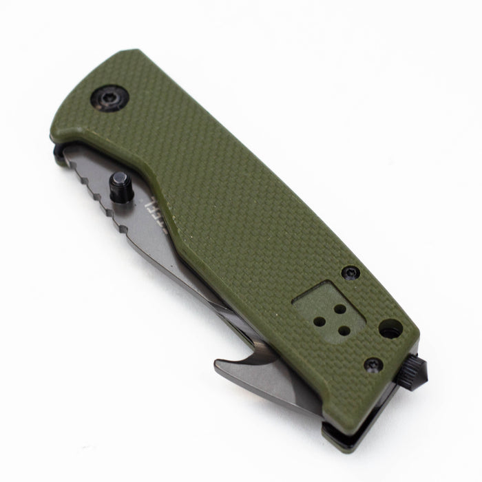 ALPHASTEEL Hunting Knife - Military Fold Folding Knife JJ Distribution