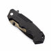 ALPHASTEEL Hunting Knife - Black Steel Folding Knife JJ Distribution