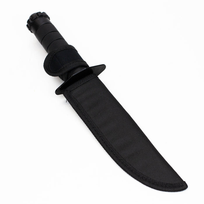 ALPHASTEEL Hunting Knife - Black Survival