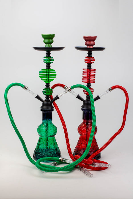 19" 2 hoses baluster Hookah [MD2190] Hookah Canadian Distributor