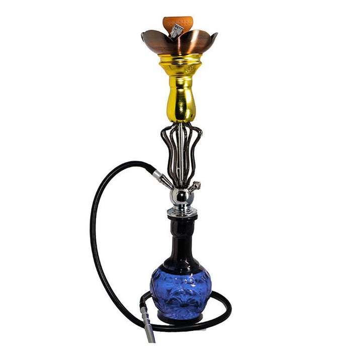 27" Twist Wrought Hookah [MD2203] Hookahs Canadian Distributor Blue