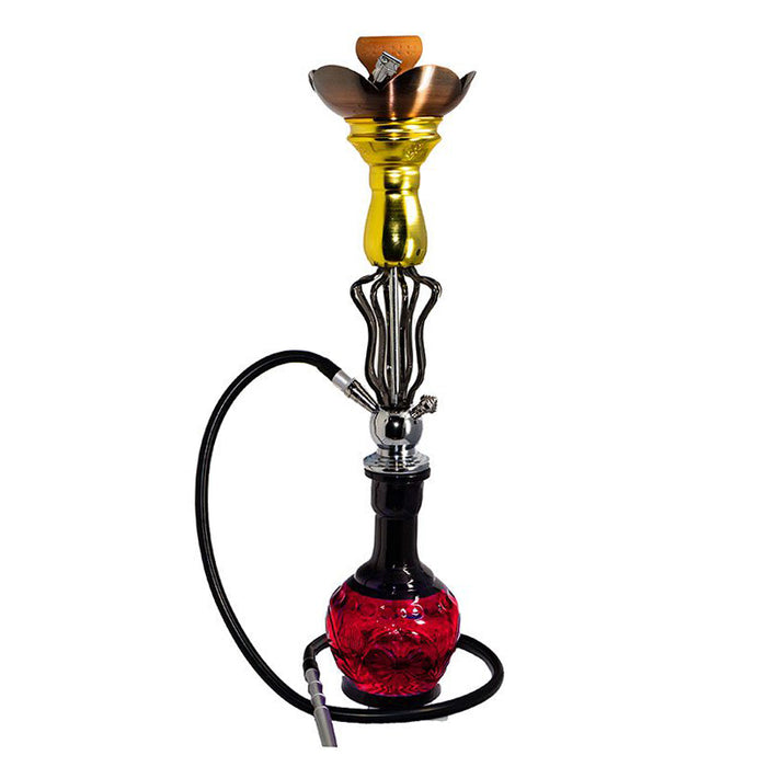 27" Twist Wrought Hookah [MD2203] Hookahs Canadian Distributor Red