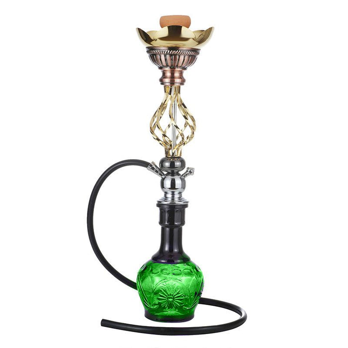 27" Twist Wrought Hookah [MD2205] Hookahs Canadian Distributor Green