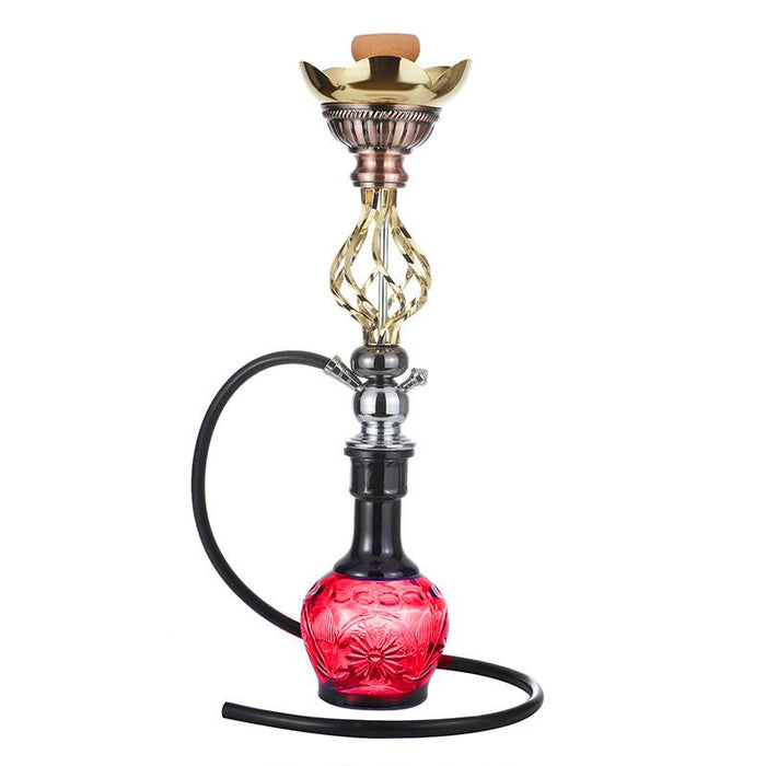 27" Twist Wrought Hookah [MD2205] Hookahs Canadian Distributor Red