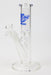 9" MGM glass straight tube glass Bong [MGM039]-Blue - One Wholesale