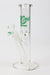 9" MGM glass straight tube glass Bong [MGM039]-Green - One Wholesale