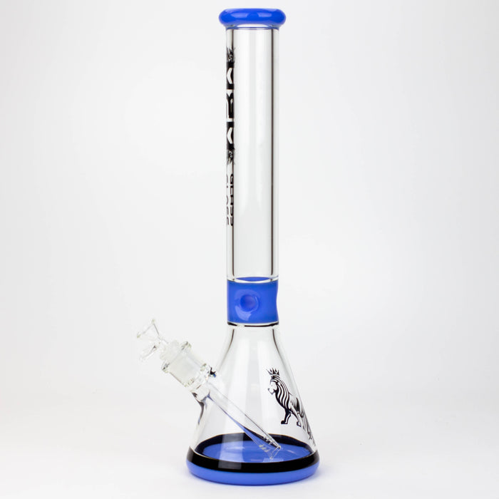 17.5" MGM glass / 7 mm / beaker glass water bong [MGM216]- - One Wholesale