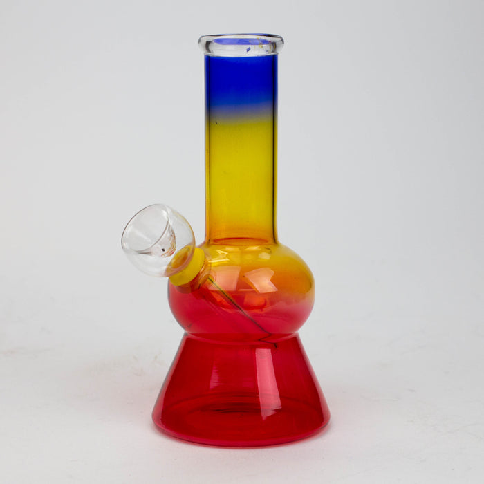 6" glass water bong-Jamaica Glass Bong ONE JM 325