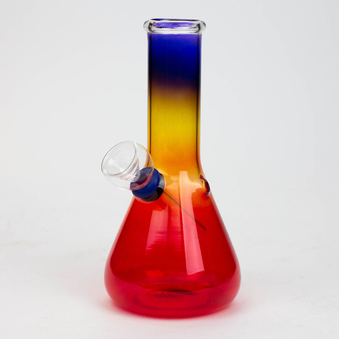 6" glass water bong-Jamaica Glass Bong ONE JM 320