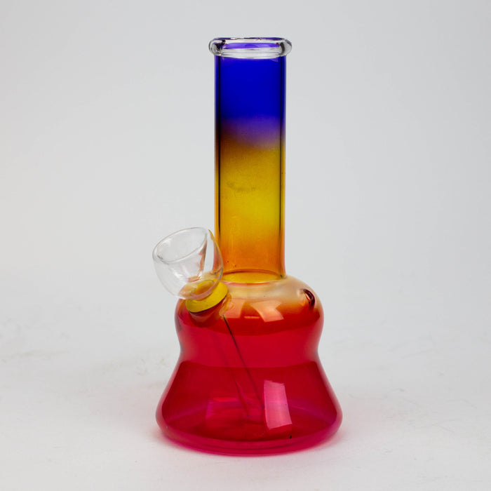 6" glass water bong-Jamaica Glass Bong ONE JM 316