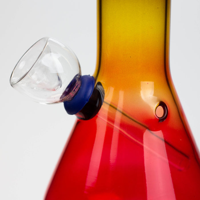 6" glass water bong-Jamaica Glass Bong ONE