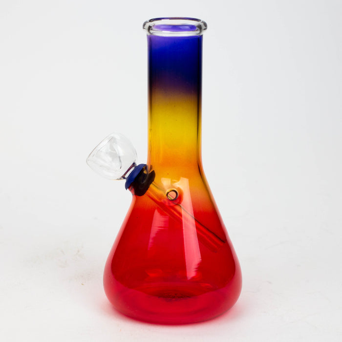 6" glass water bong-Jamaica Glass Bong ONE