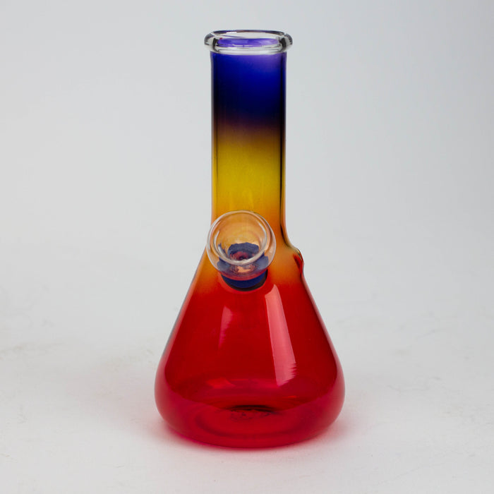 6" glass water bong-Jamaica Glass Bong ONE