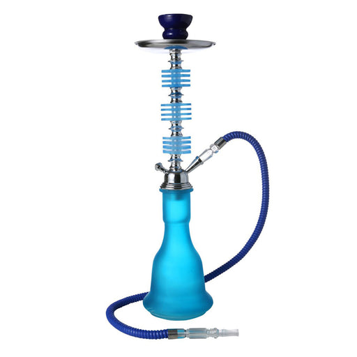 19" 1 hoses baluster Hookah [MD2193] Hookahs Canadian Distributor Blue