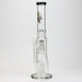 17.5" H2O glass water bong with shower head percolator [H2O-5003] Bongs Canadian Distributor Trans Black