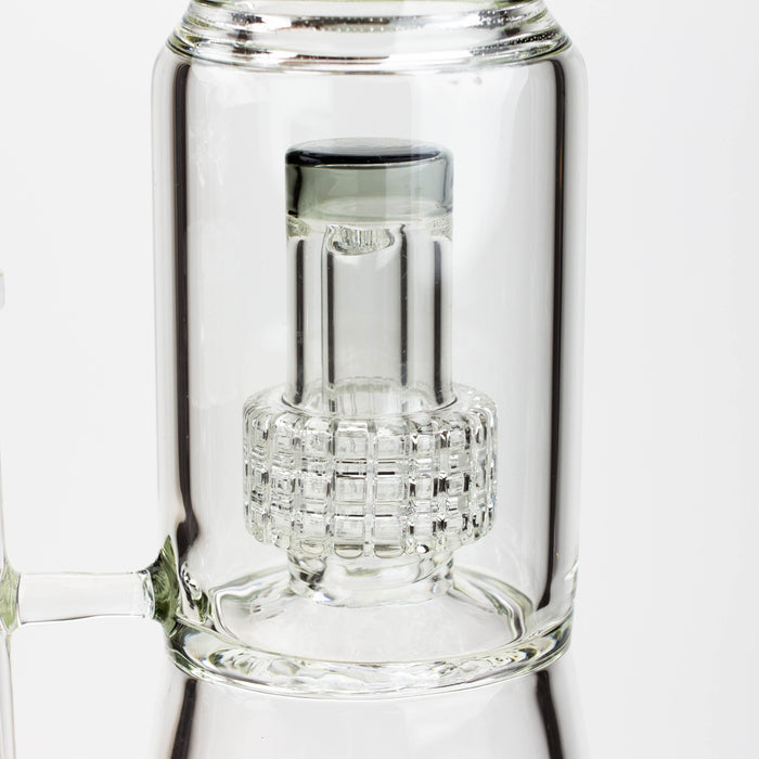 17.5" H2O glass water bong with shower head percolator [H2O-5003] Bongs Canadian Distributor