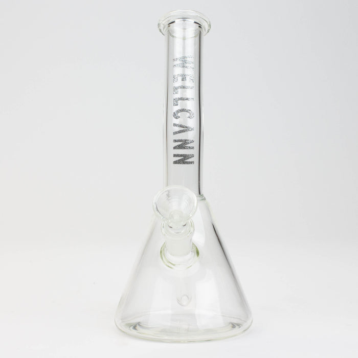 WellCann | 8" Clear Glass Beaker Bong with Bent Neck Bongs Smoking Cat Distribution
