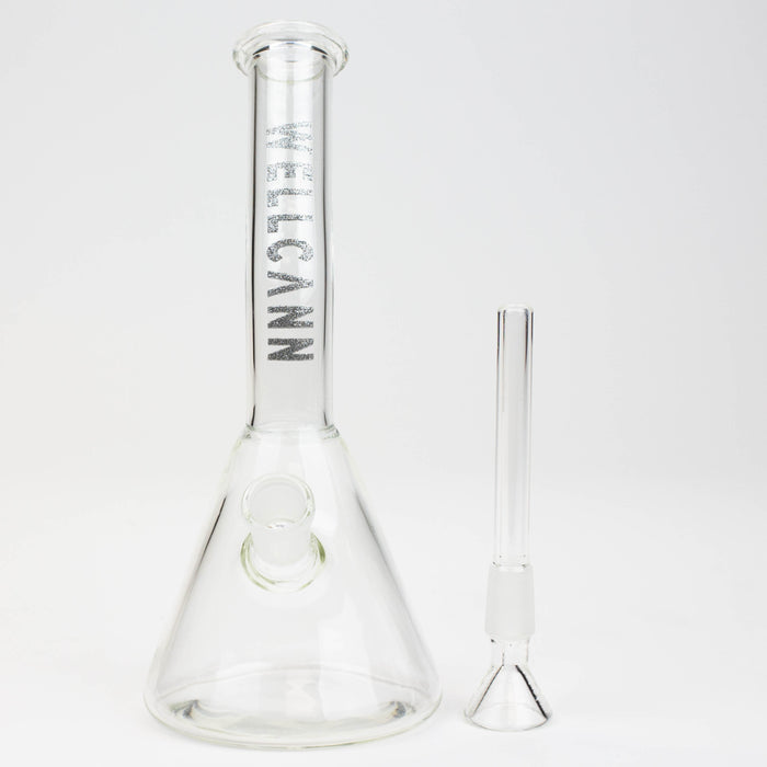 WellCann | 8" Clear Glass Beaker Bong with Bent Neck Bongs Smoking Cat Distribution