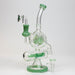 9" SOUL Glass 2-in-1 glass bong [S2057] Glass Bong Canadian Distributor Green C