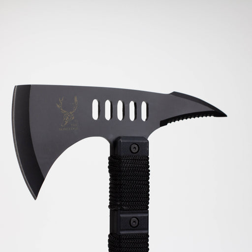 14 1/2″ The Bone Edge Tactical Axe with Sheath Black Hatchet [HK6185] Sword · Machete · Axe Canadian Distributor