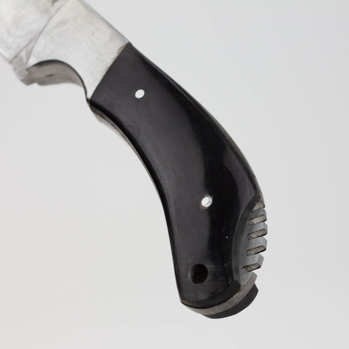 Buffalo Horn Grip Drop Point [WD9410] Fixed Blade Knife Canadian Distributor
