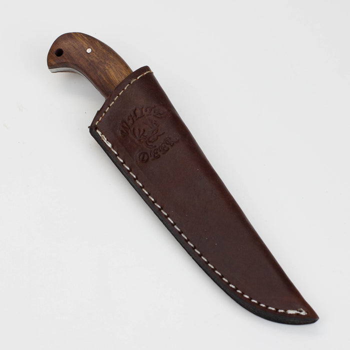 Operators Hardwood Grip Drop Point [WD9409] Fixed Blade Knife Canadian Distributor