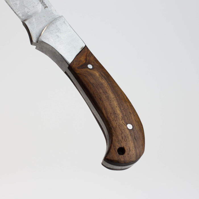 Operators Hardwood Grip Drop Point [WD9409] Fixed Blade Knife Canadian Distributor