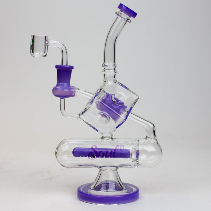 9" SOUL Glass 2-in-1 glass bong [S2057] Glass Bong Canadian Distributor