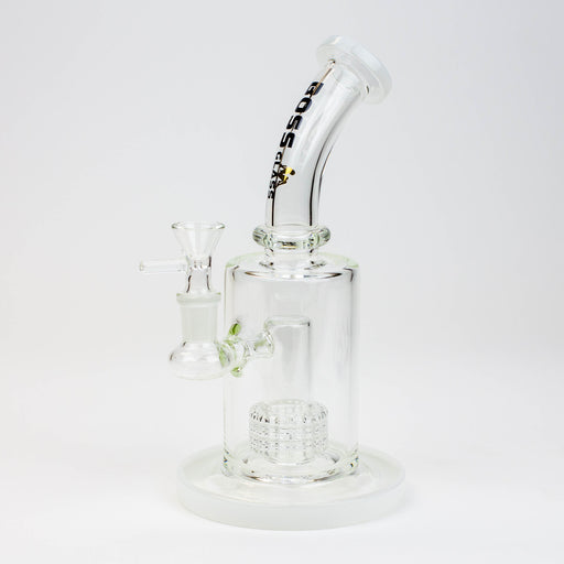 10" glass shower head diffuser water bong [AK906] Glass Bong Canadian Distributor White