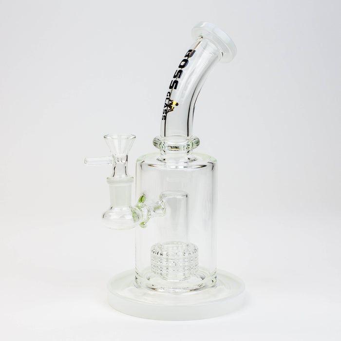 10" glass shower head diffuser water bong [AK906] Glass Bong Canadian Distributor White