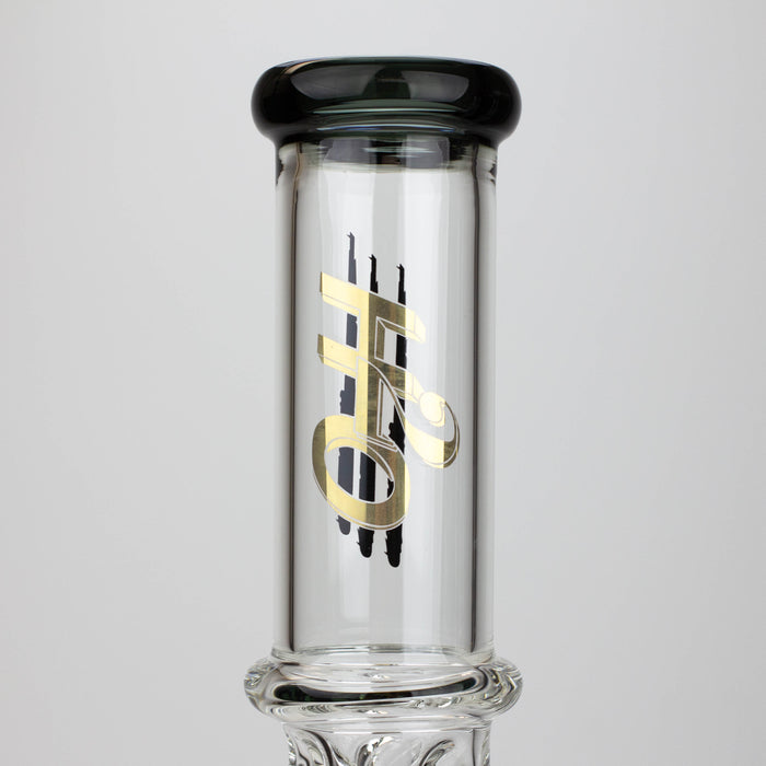 21" H2O Dual percolator glass water bong [H2O-5004] Bongs Canadian Distributor
