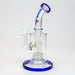 10" glass shower head diffuser water bong [AK906] Glass Bong Canadian Distributor Blue