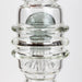 21" H2O Dual percolator glass water bong [H2O-5004] Bongs Canadian Distributor