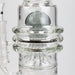 21" H2O Dual percolator glass water bong [H2O-5004] Bongs Canadian Distributor