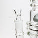 21" H2O Dual percolator glass water bong [H2O-5004] Bongs Canadian Distributor