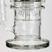 21" H2O Dual percolator glass water bong [H2O-5004] Bongs Canadian Distributor