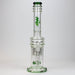 17" H2O glass water bong with double layer honeycomb [H2O-5005] Glass Bong Canadian Distributor