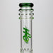17" H2O glass water bong with double layer honeycomb [H2O-5005] Glass Bong Canadian Distributor